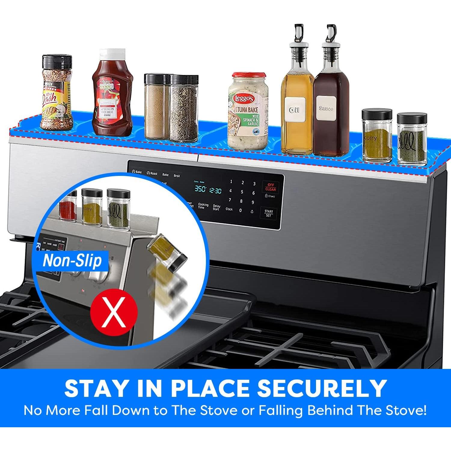 Estante Magnético de Cocina Hydream 30cm Silicona Azul