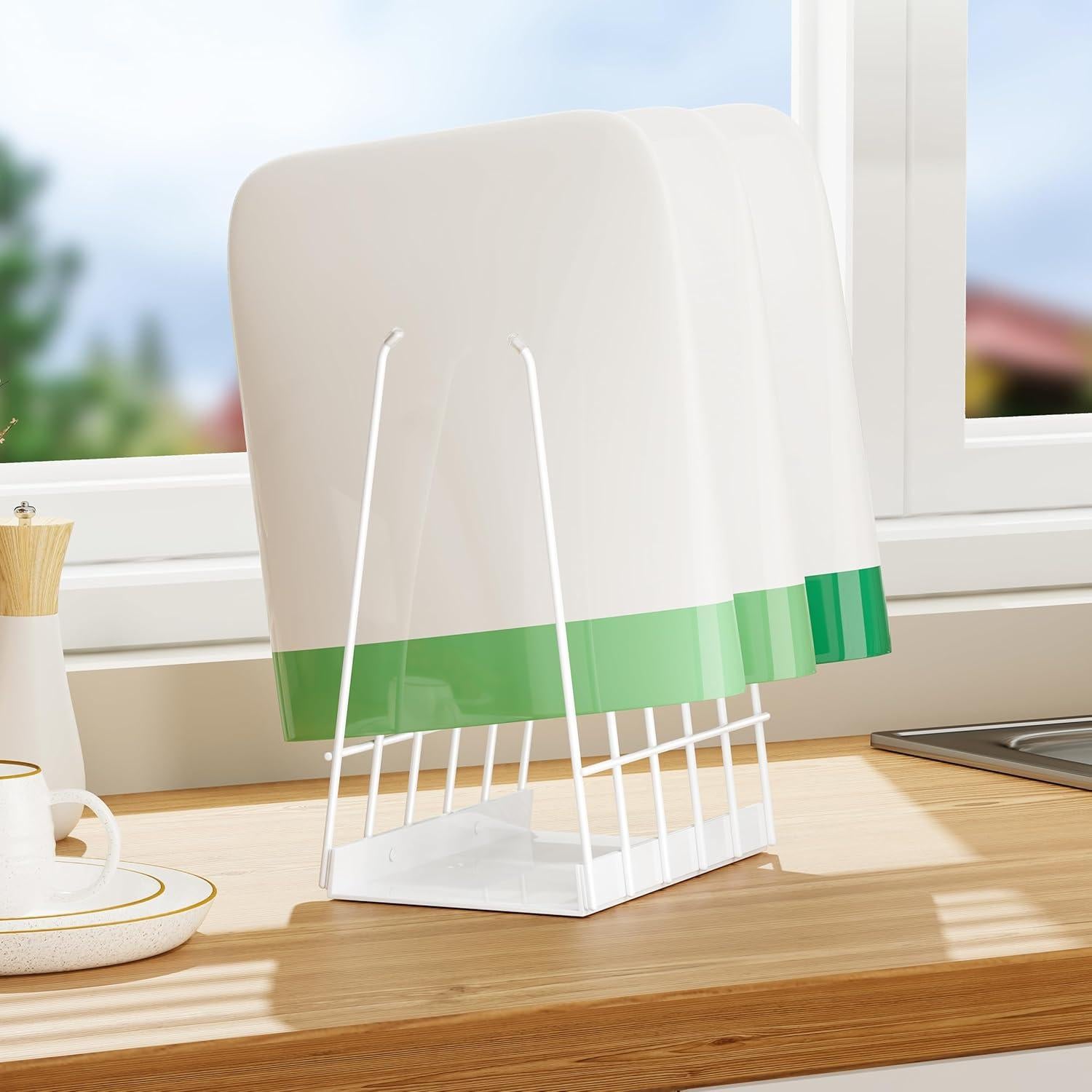 Soporte Secar Bolsas Reutilizables Josmimic Acero Inoxidable