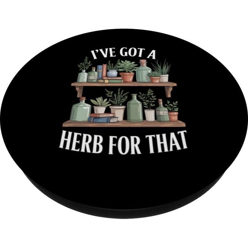 PopSockets Adhesivo PopGrip Hierba para Herbalistas