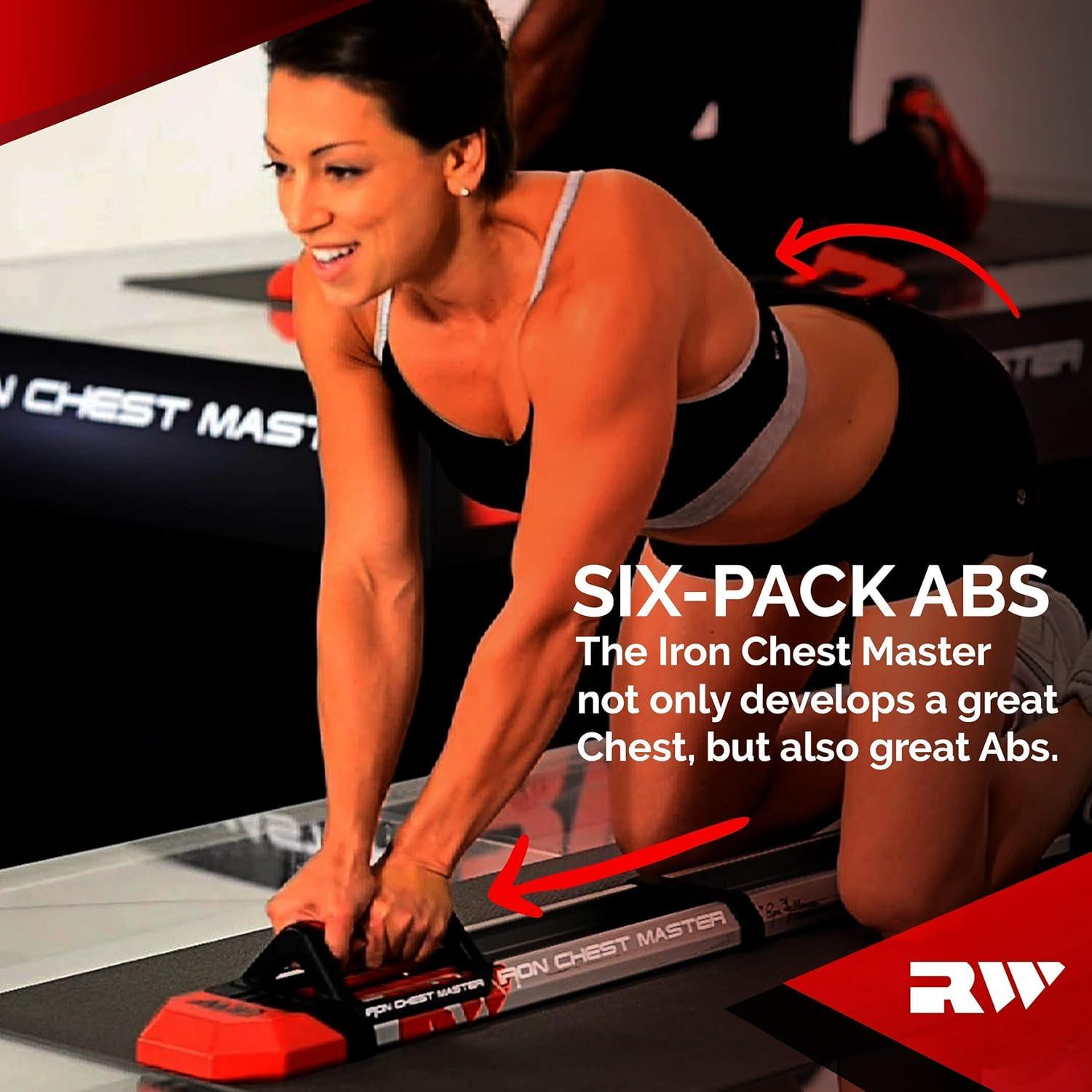 Máquina de Flexiones Iron Chest Master con Bandas 120 lbs