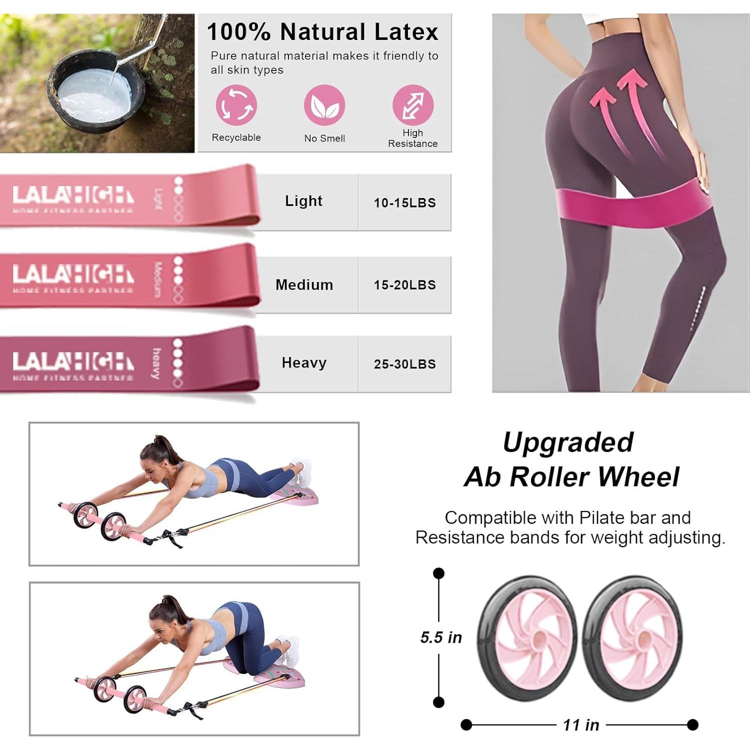 Sistema de Gimnasio Portátil LALAHIGH con 20 Accesorios