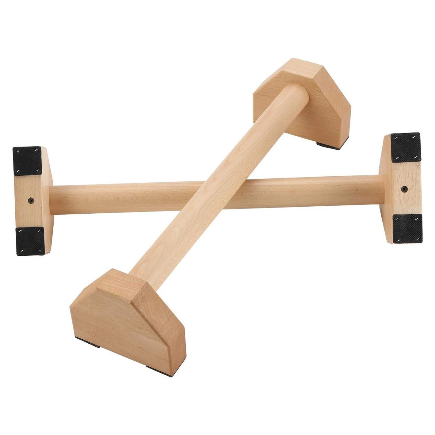 Soportes para Flexiones PELLOR Madera 25 cm Antideslizante