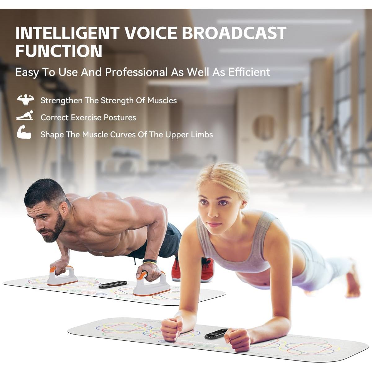 Tablero de Flexiones UCFITNESS.CLUB con Contador y Mangos