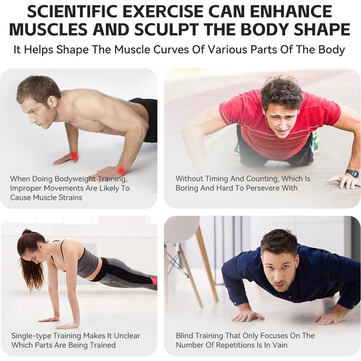 Tablero de Flexiones UCFITNESS.CLUB con Contador y Mangos