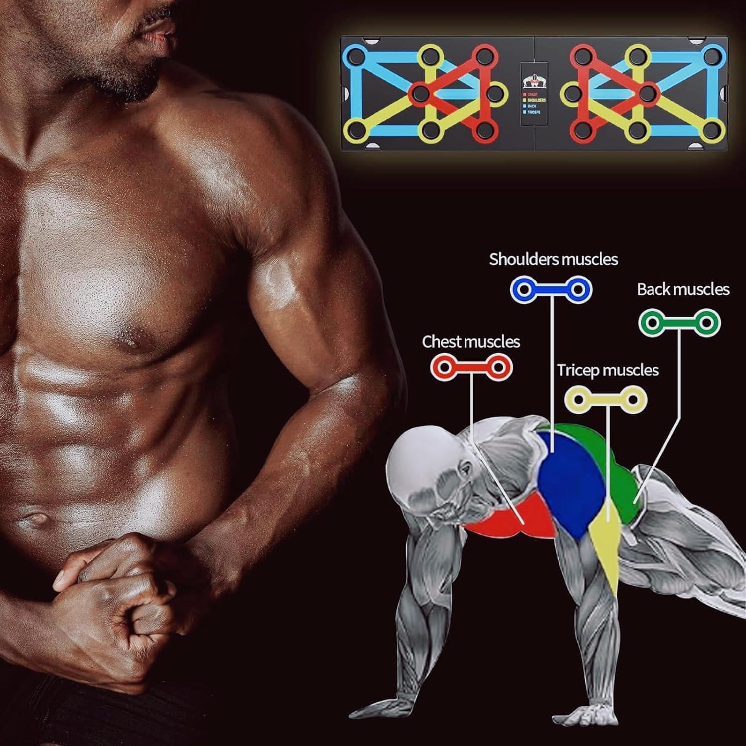 Tablero de Flexiones NAYSAYE Multifuncional 16 Agujeros