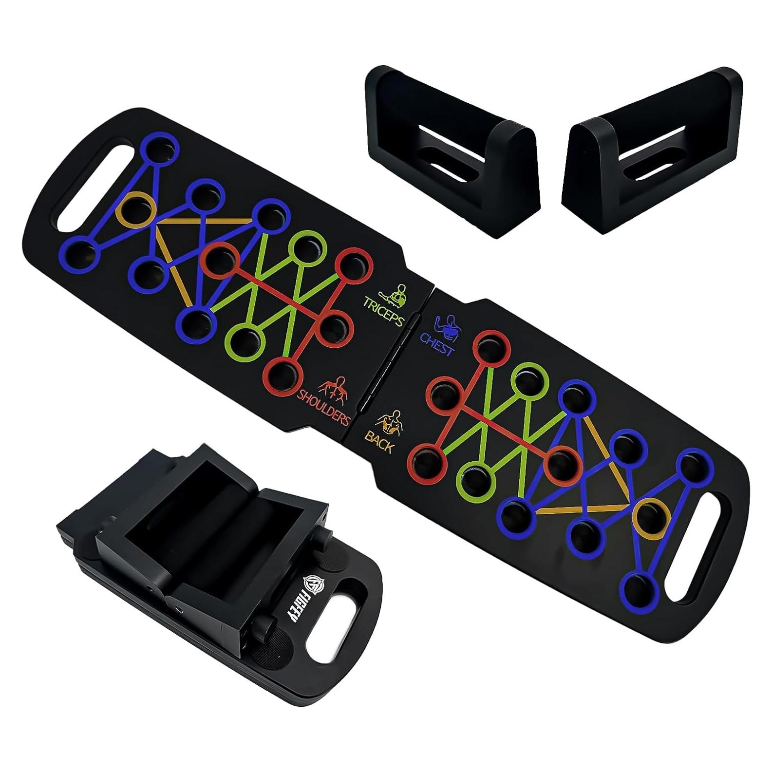 Tablero de Flexiones Plegable Figfey de Madera Antideslizante