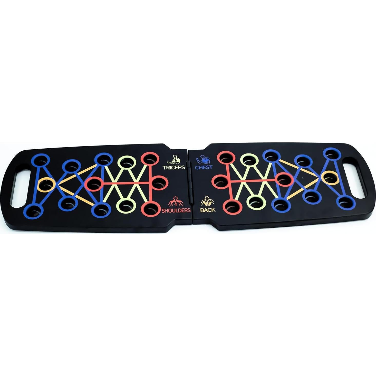 Tablero de Flexiones Plegable Figfey de Madera Antideslizante