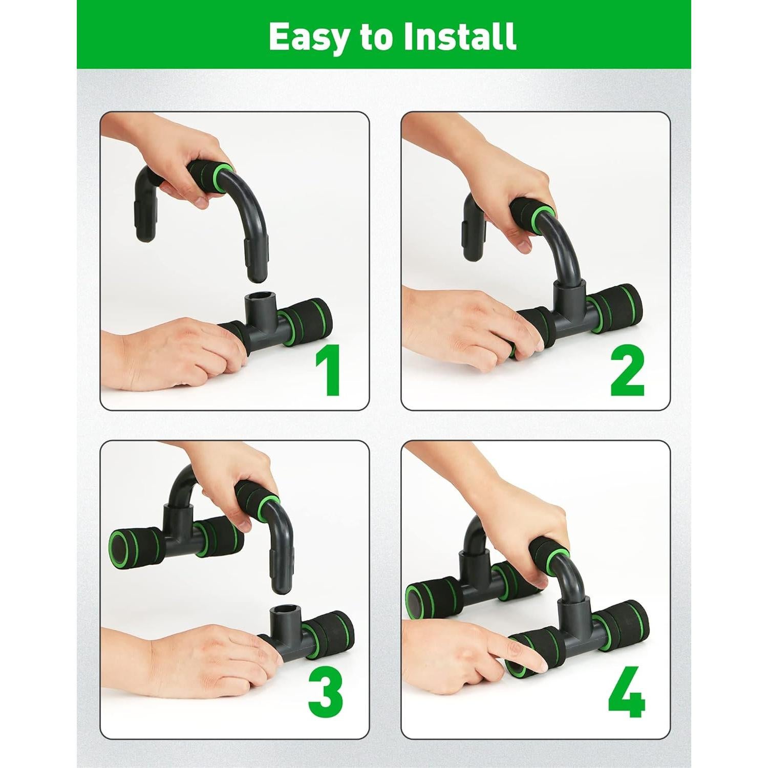 Barra de Flexiones CUNCUI Portátil Antideslizante 79.83 kg