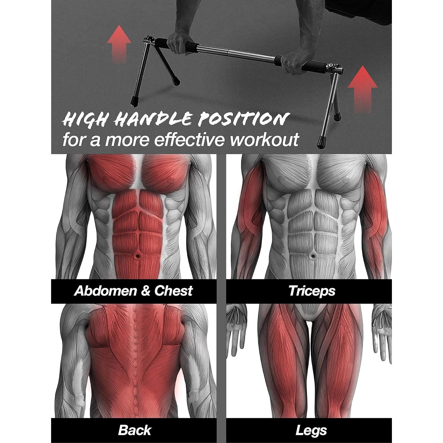 Barra de Flexiones Plegable Withgear Duraluminio 300kg