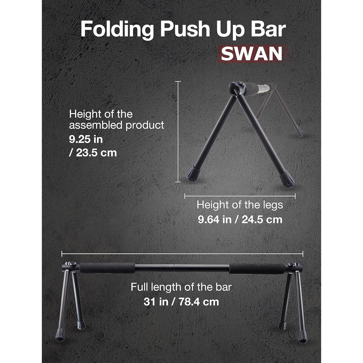 Barra de Flexiones Plegable Withgear Duraluminio 300kg