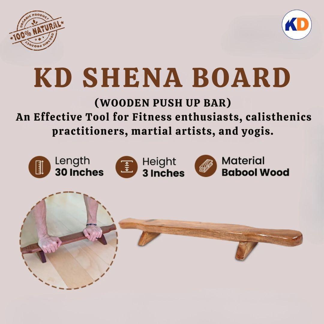 Barra de Flexiones Shena KD Willmax - Equipo de Madera Duradero