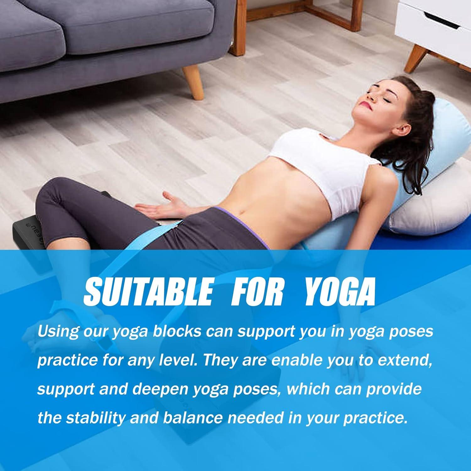 Paquete de 2 Bloques de Cuña Antideslizantes Woeau 23,6x15,2 cm