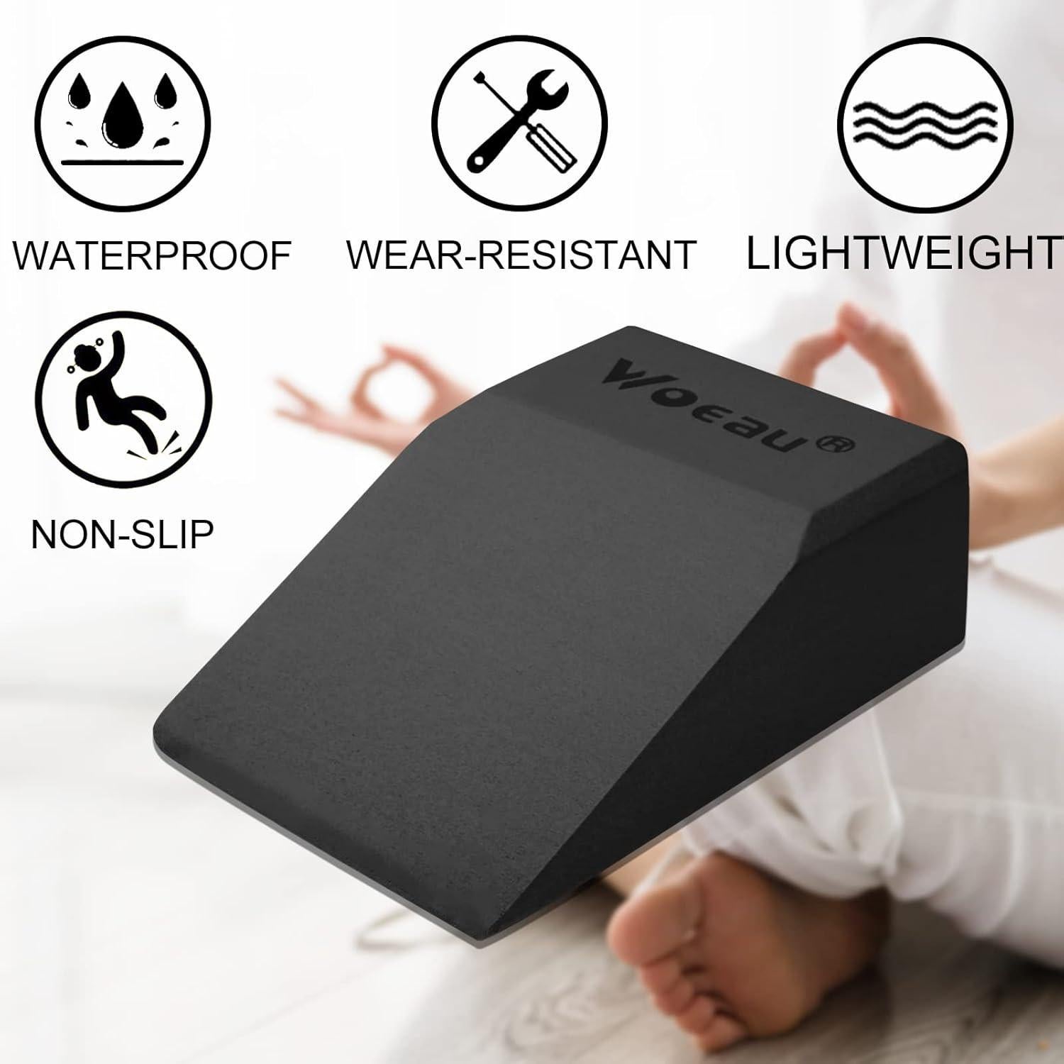 Paquete de 2 Bloques de Cuña Antideslizantes Woeau 23,6x15,2 cm