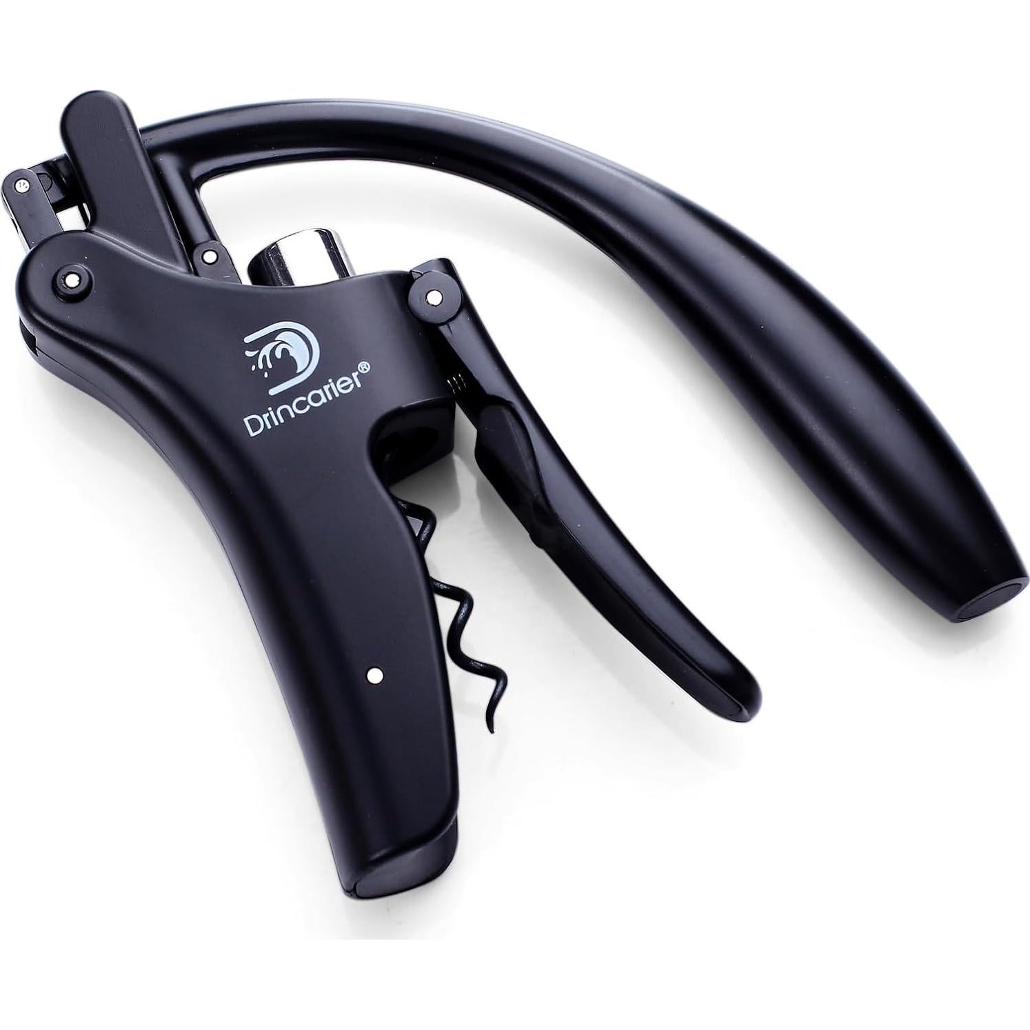 Sacacorchos Drincarier Vertical con Cortador y Tornillo Antiadherente