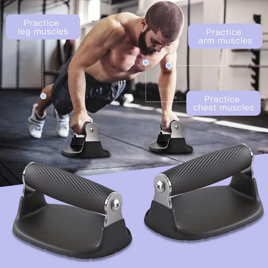 Barras de Push Up BeneLabel, Soportes Antideslizantes de Acero