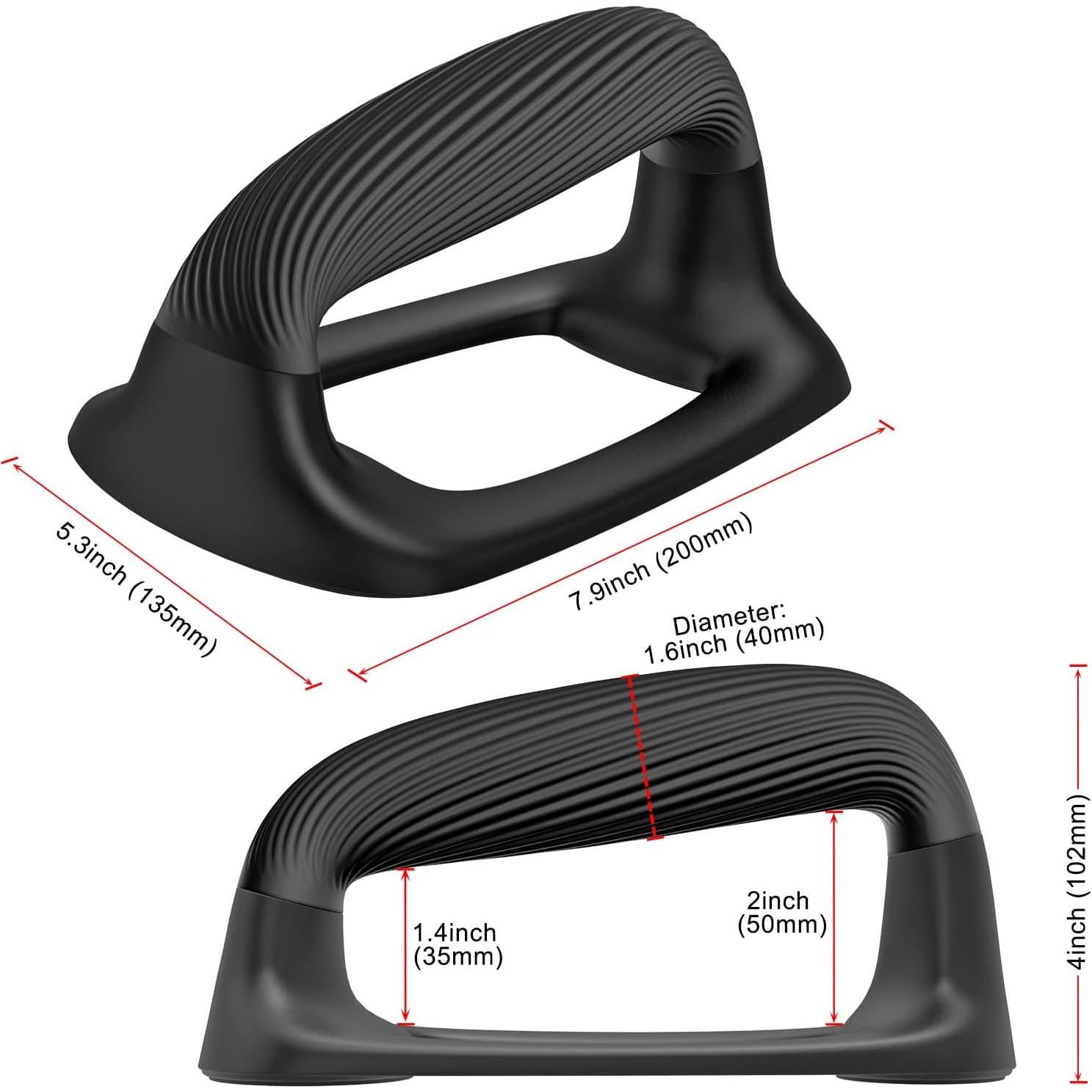 Barras de Flexiones Kipika, Soportes Antideslizantes para Ejercicio
