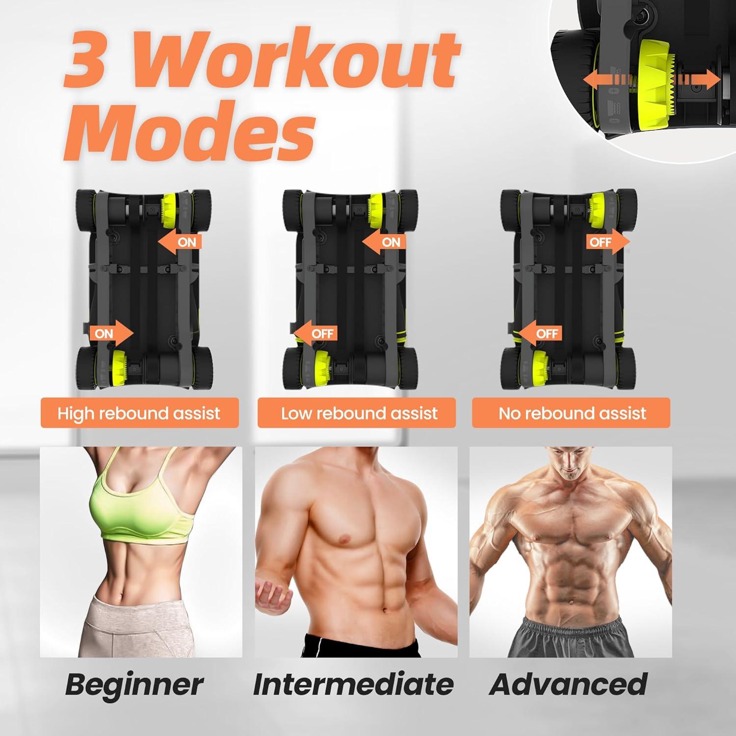 Rodillo Abdominal WONDER CORE Slide Fit con 4 Ruedas