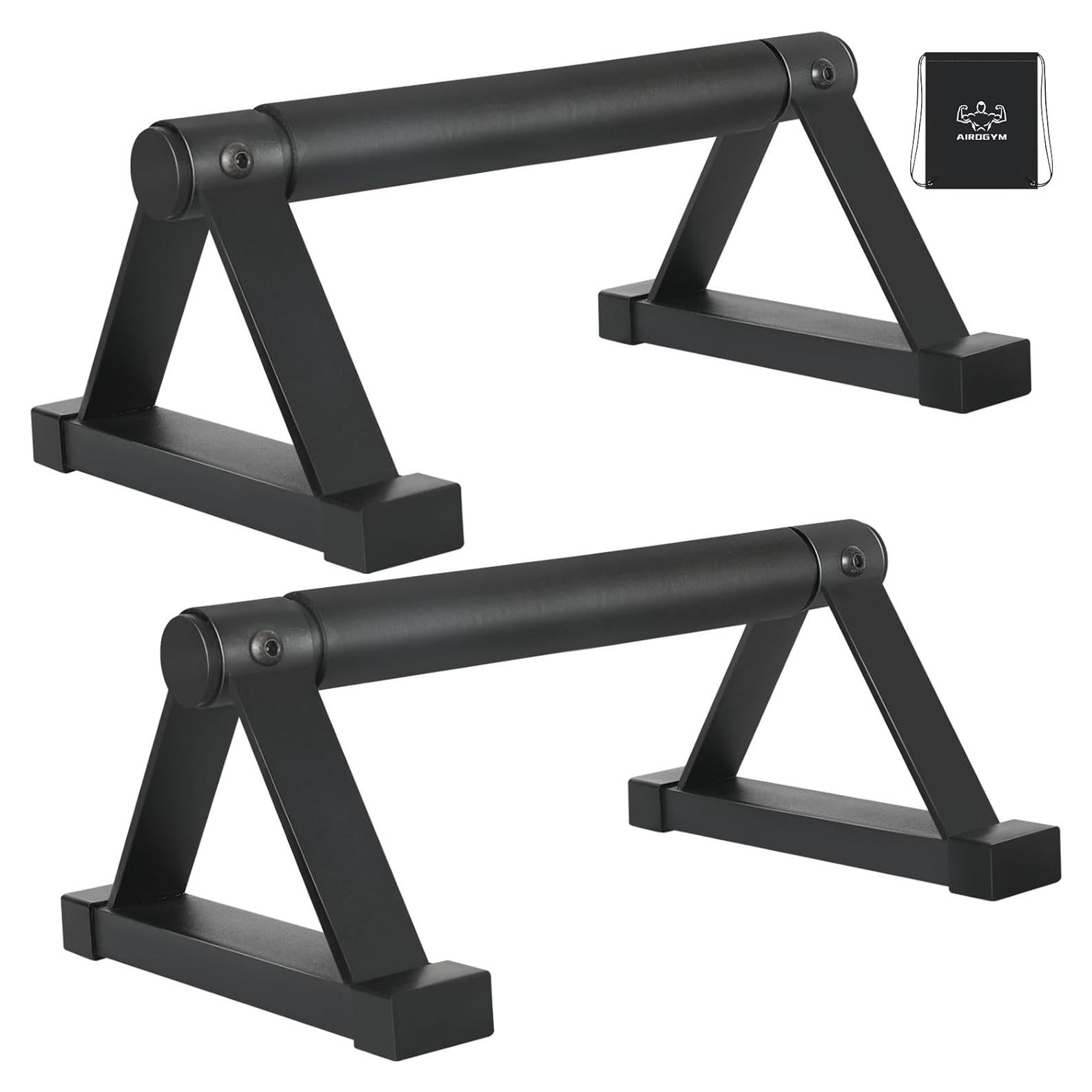 Barras de Flexiones Airogym de Acero Antideslizantes 600 lbs