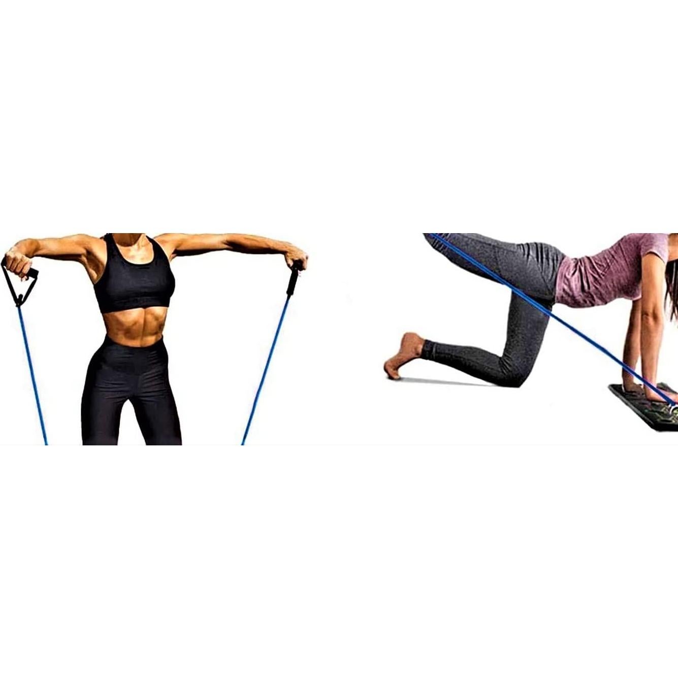 Bandas de Resistencia Genérico con Tablero de Flexiones 9 en 1