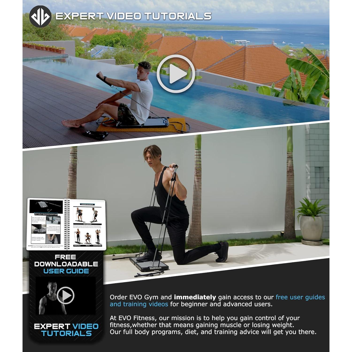 EVO Gym - Equipo de Entrenamiento Portátil 320 lbs