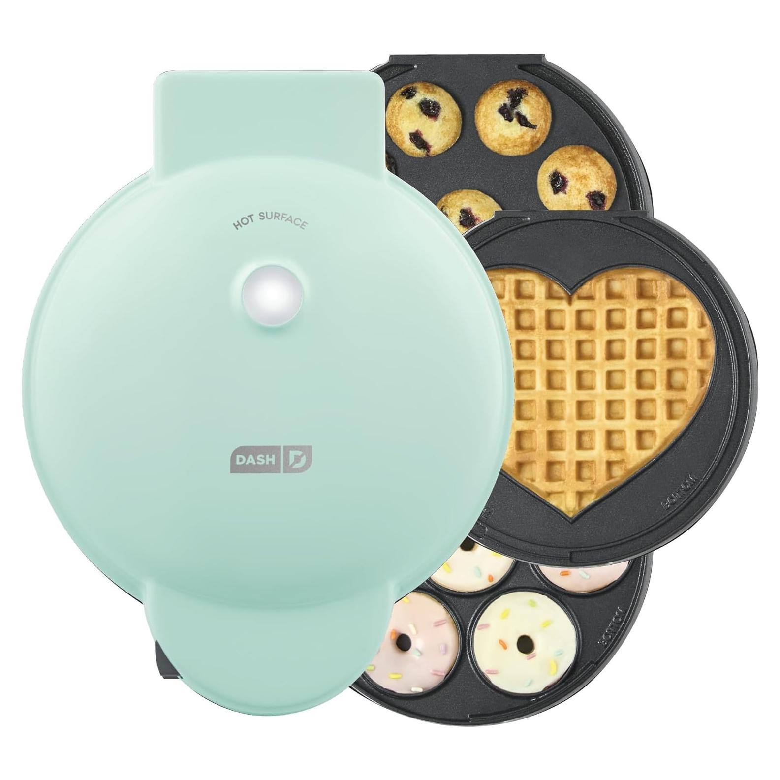 Sistema MultiMaker DASH 3 en 1 para Mini Donas y Cupcakes