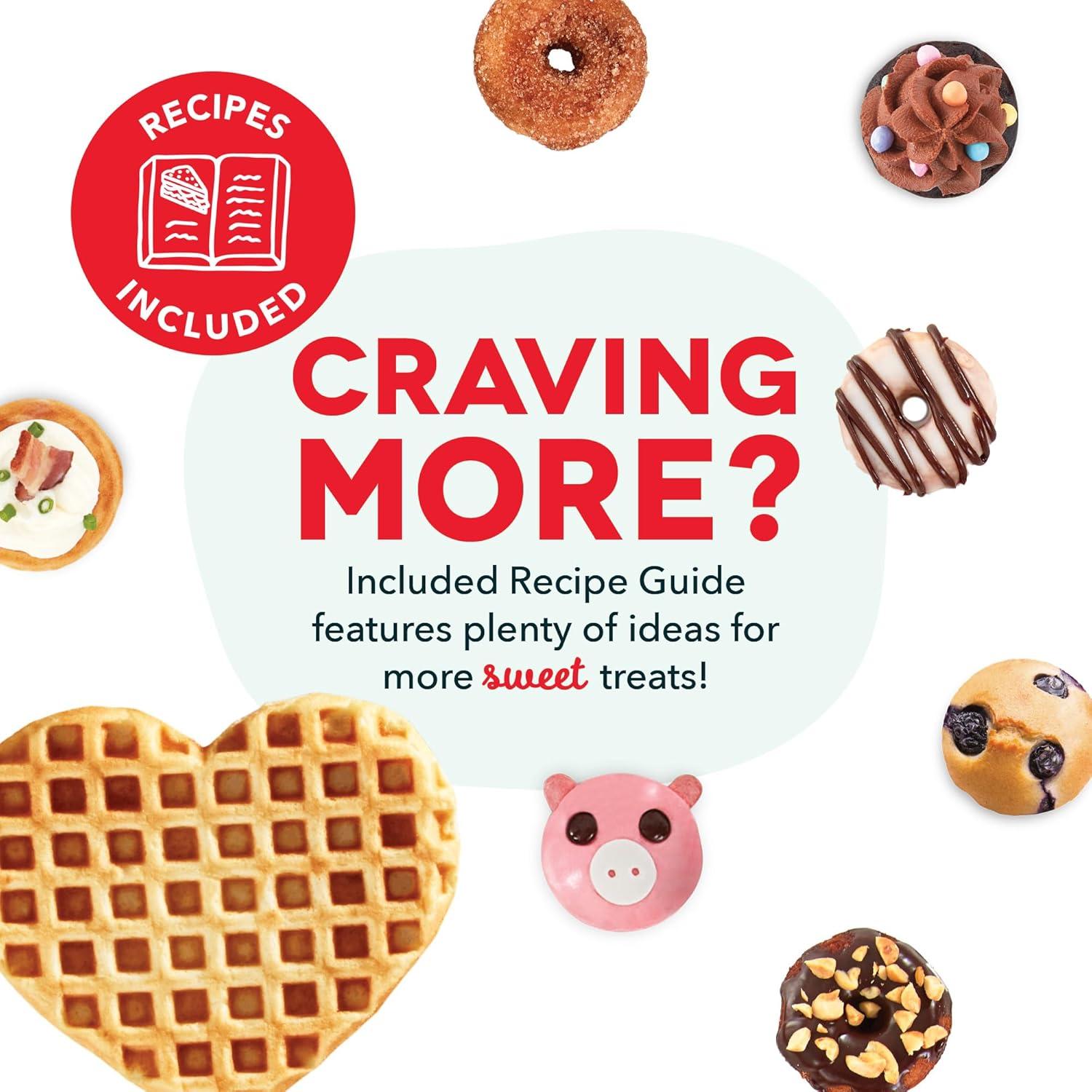 Sistema MultiMaker DASH 3 en 1 para Mini Donas y Cupcakes