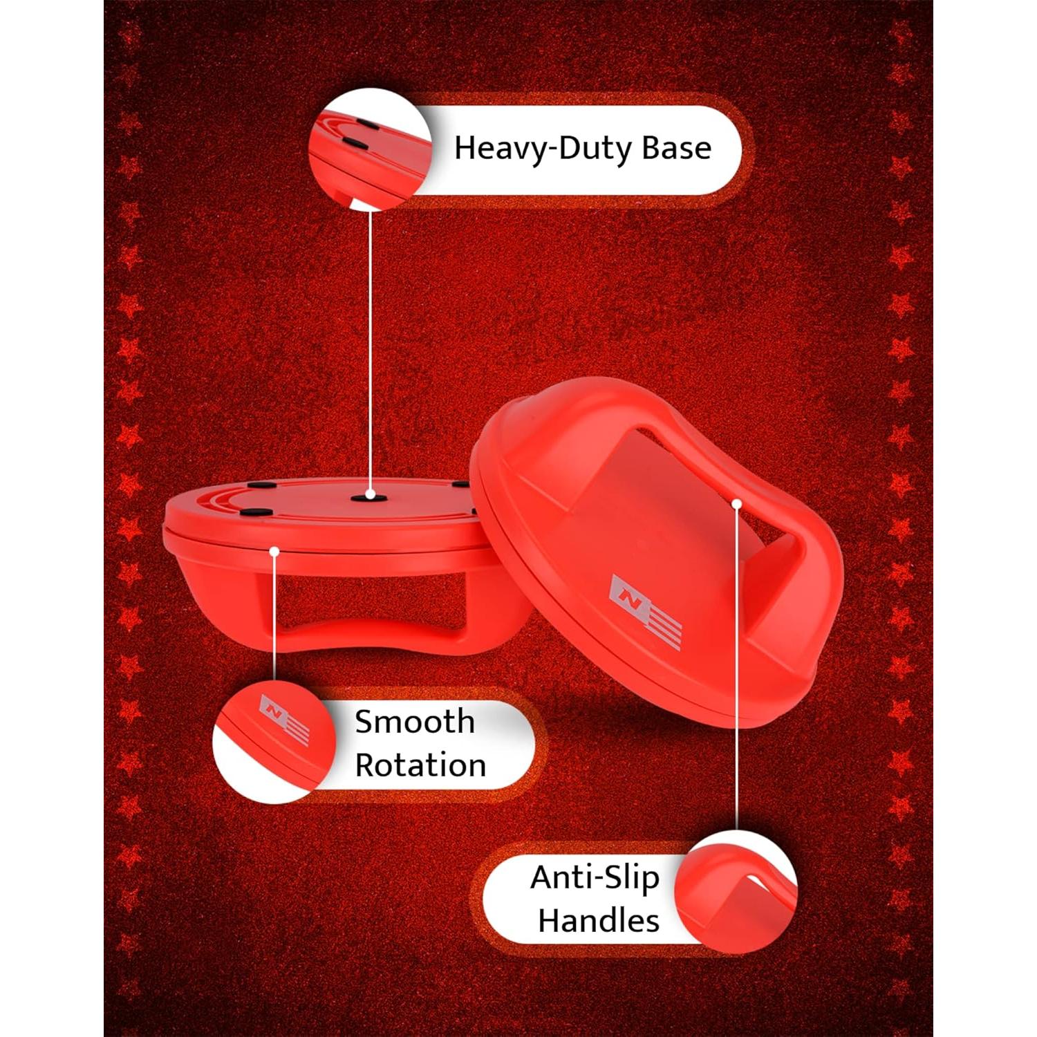 Barras de Flexiones Rotativas WOD Nation - Antideslizantes