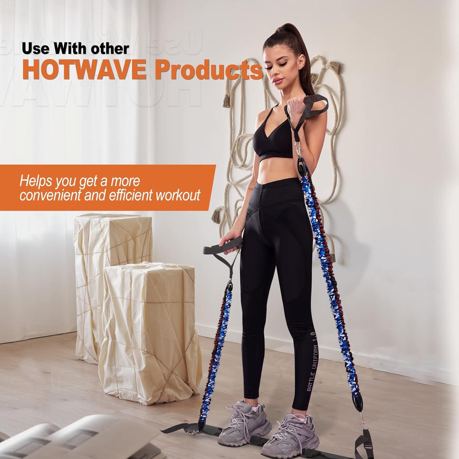 Bandas de Resistencia HOTWAVE 70Lbs para Gimnasio Portátil