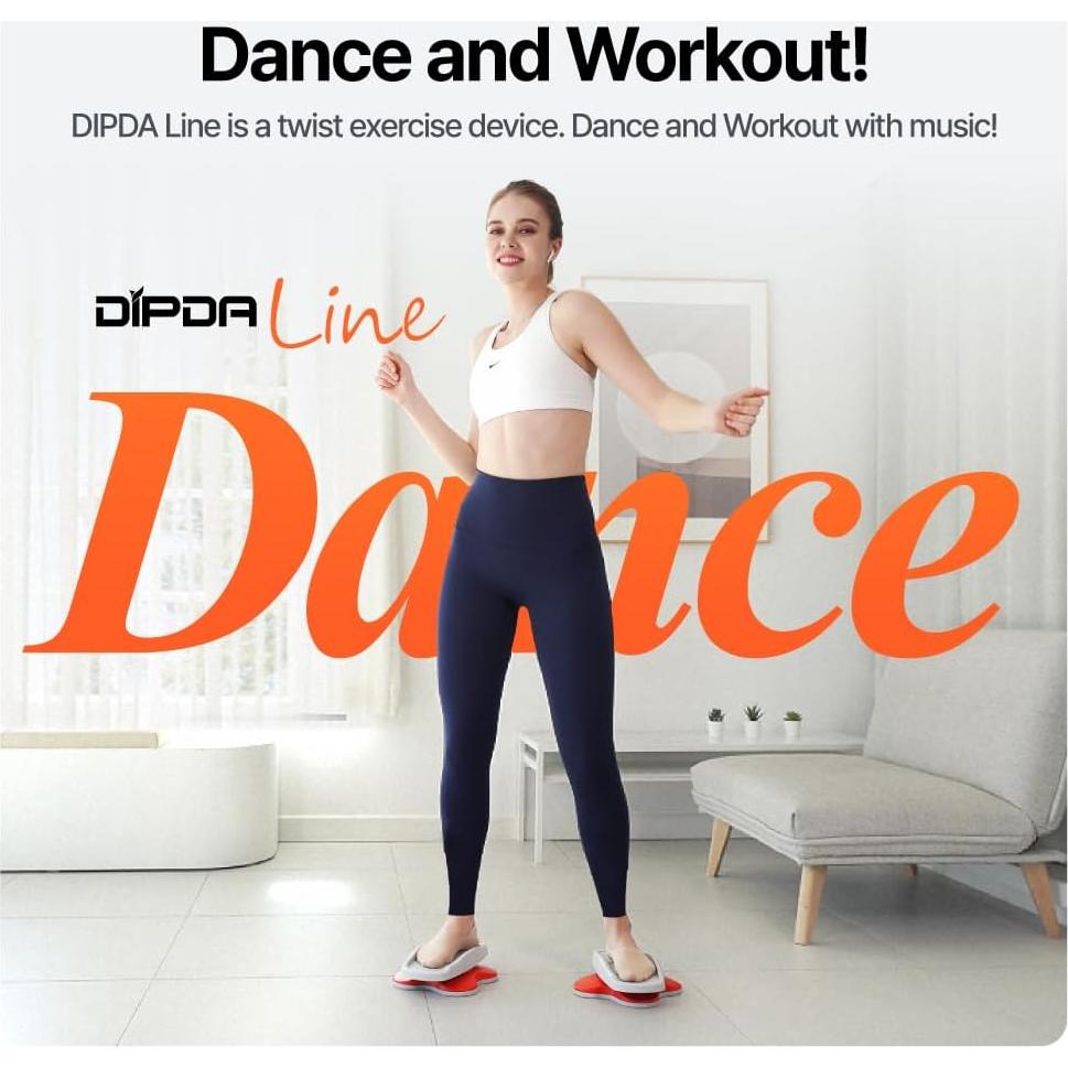 Tablero de Giro para Ejercicio DIPDA - Antideslizante Naranja