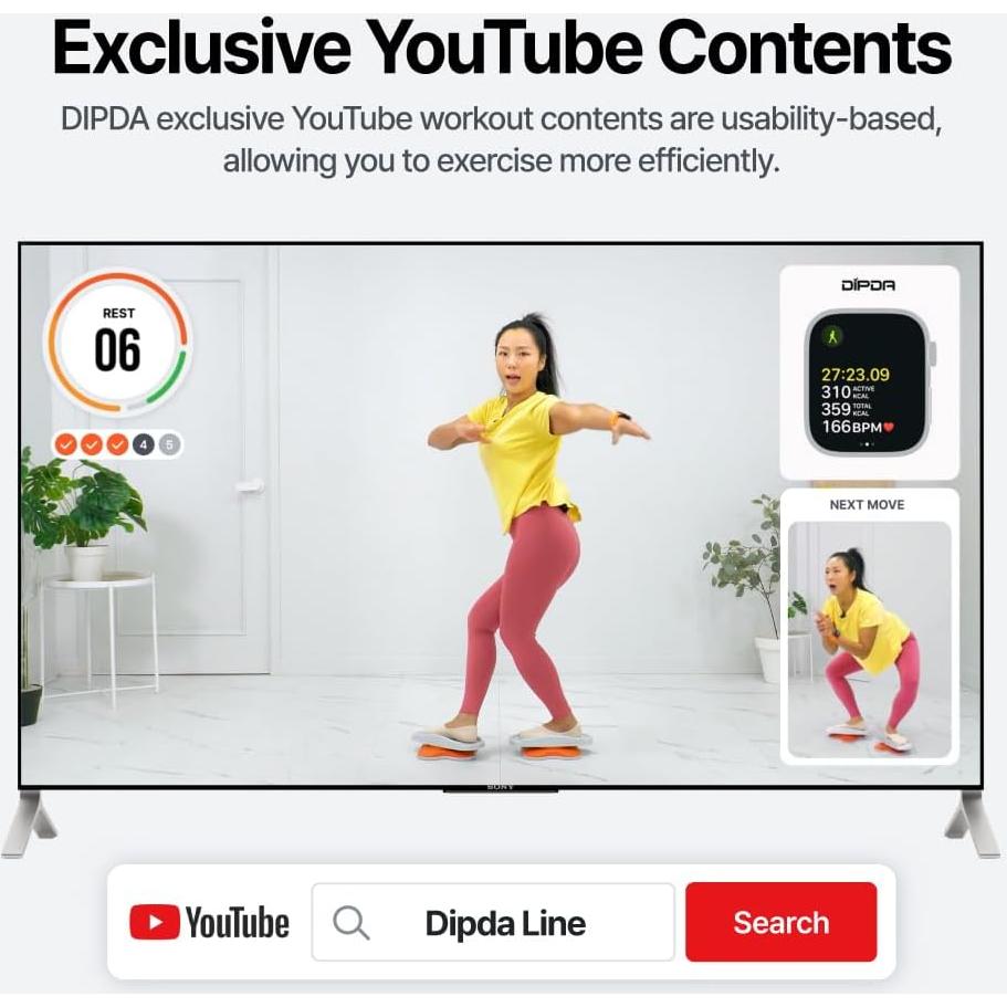 Tablero de Giro para Ejercicio DIPDA - Antideslizante Naranja