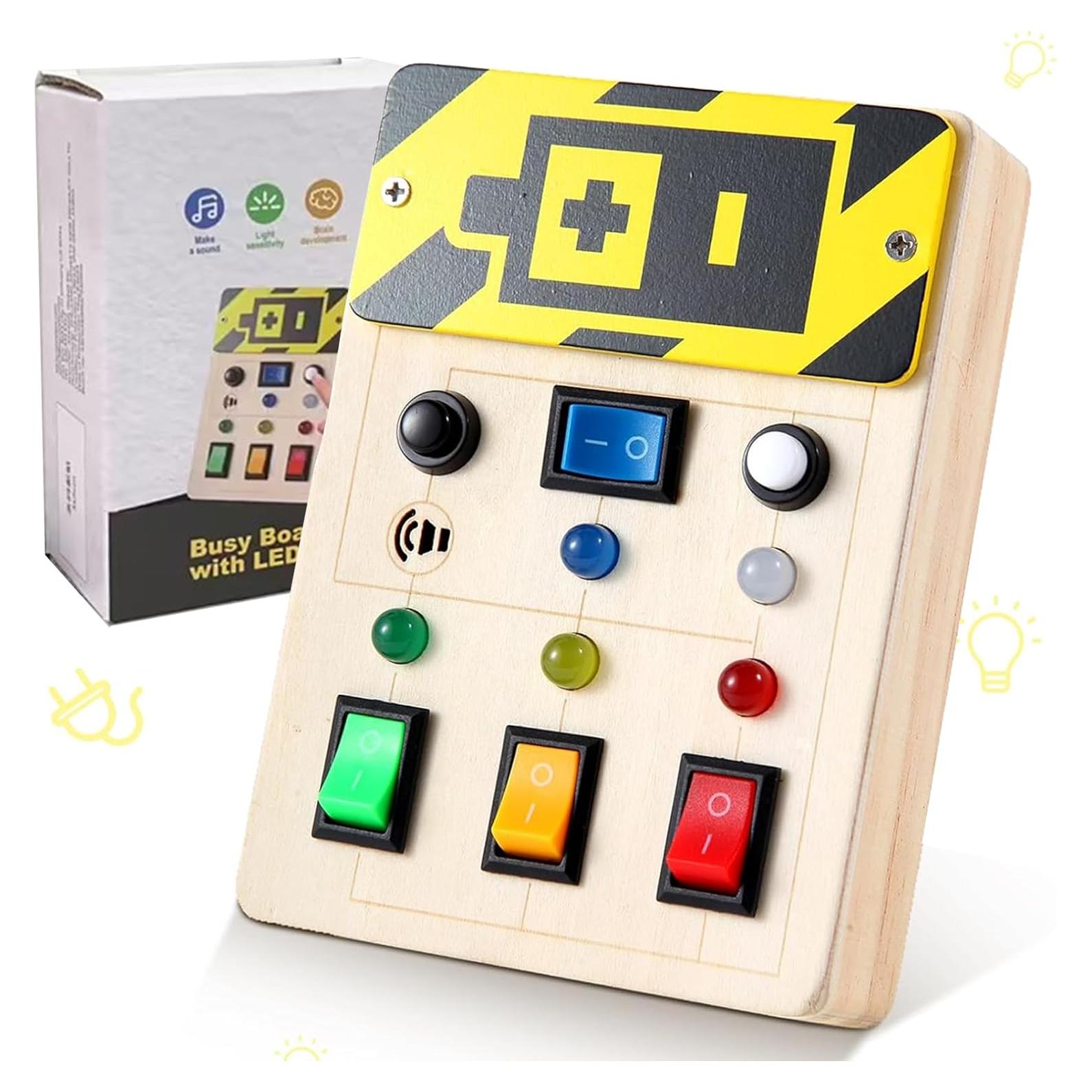 Tablero Ocupado Montessori Asweets LED para Niños 12,7x9,1cm