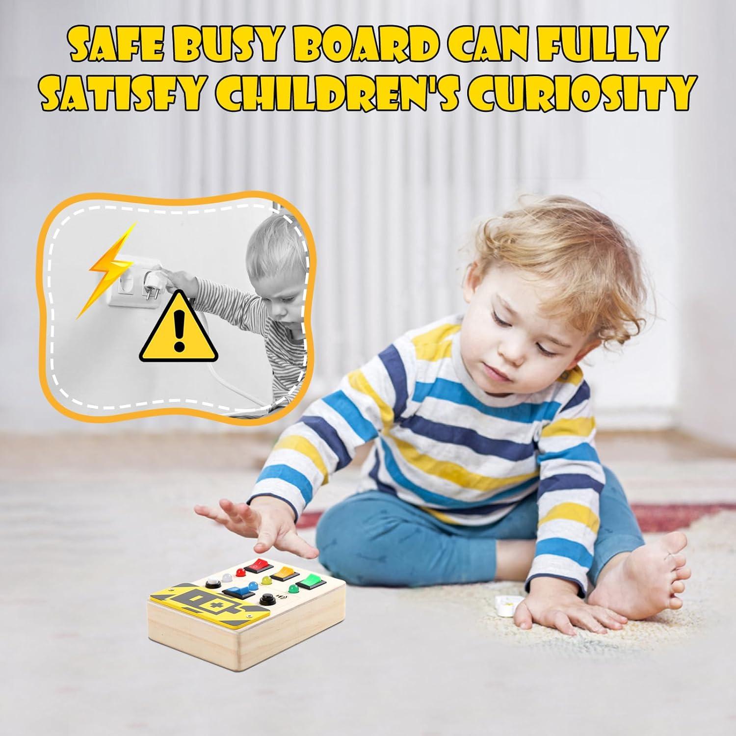 Tablero Ocupado Montessori Asweets LED para Niños 12,7x9,1cm