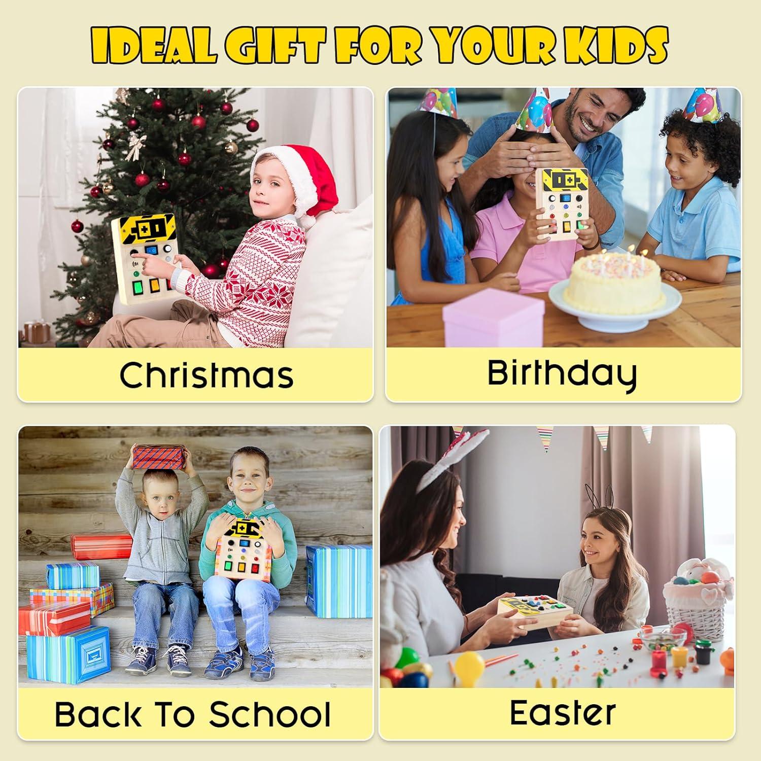 Tablero Ocupado Montessori Asweets LED para Niños 12,7x9,1cm