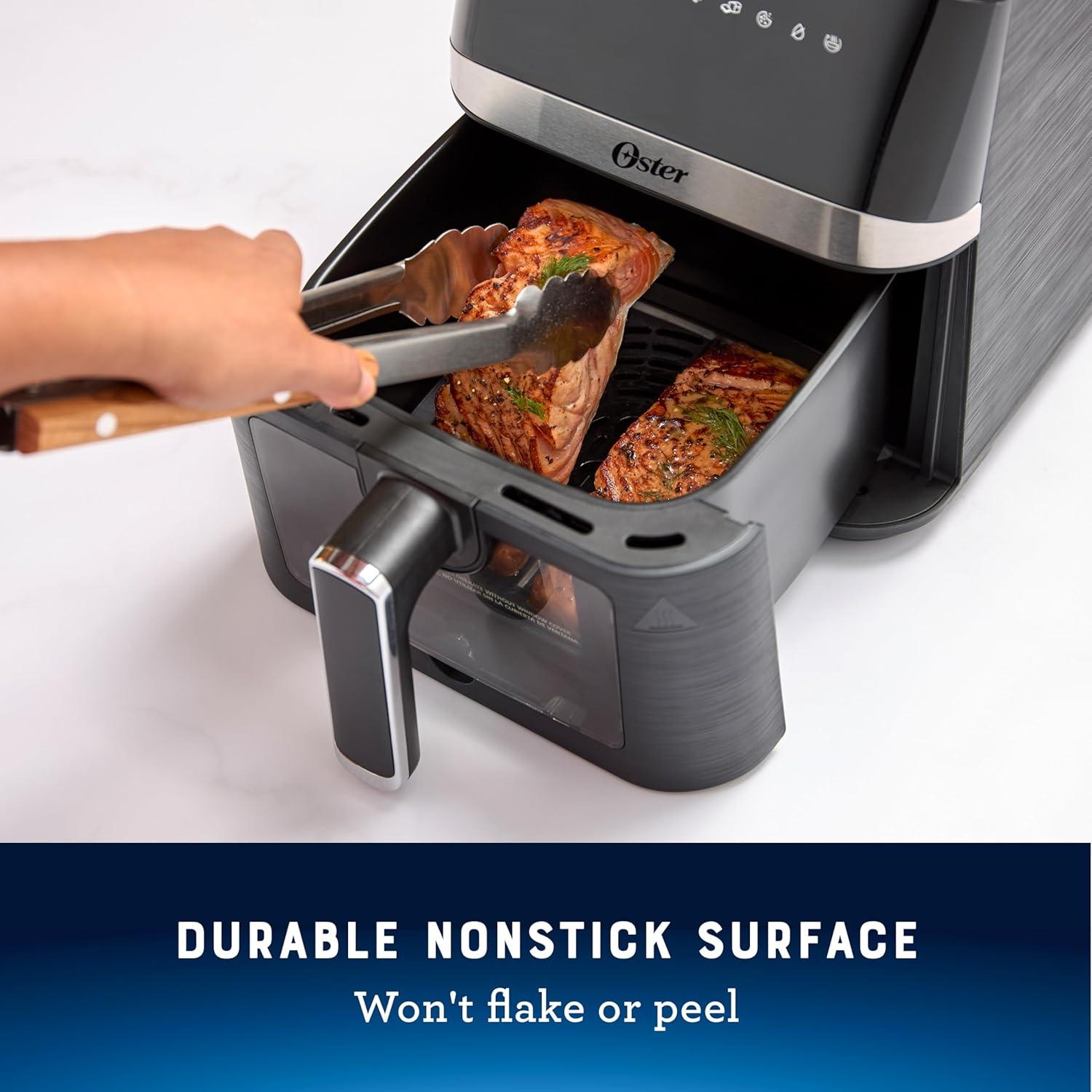 Freidora de Aire Oster 4L Digital con Ventana y 10 Funciones