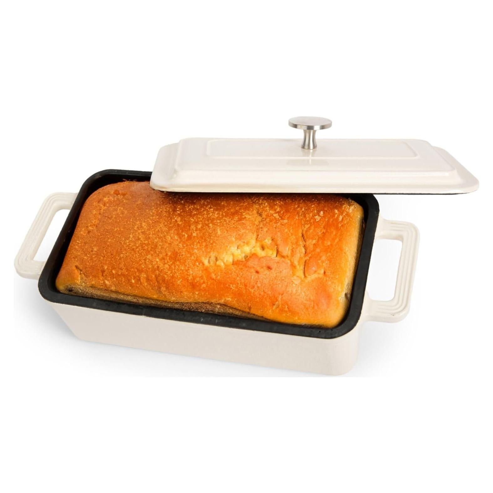 Horno de Pan TOMO 25,4 cm Hierro Fundido con Tapa Vapor