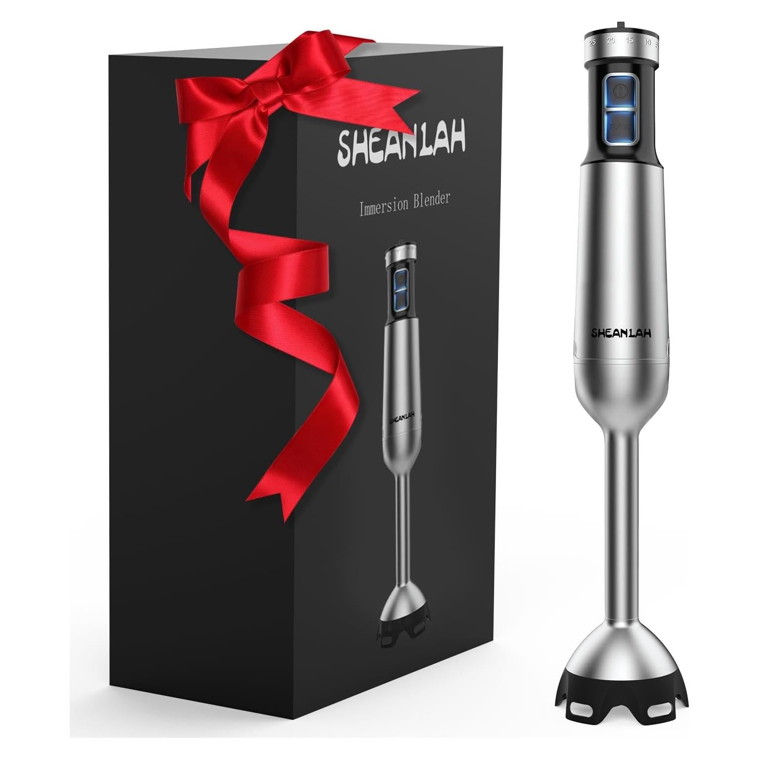 Batidora de Inmersión SHEANLAH 1000W 25 Velocidades Titanio