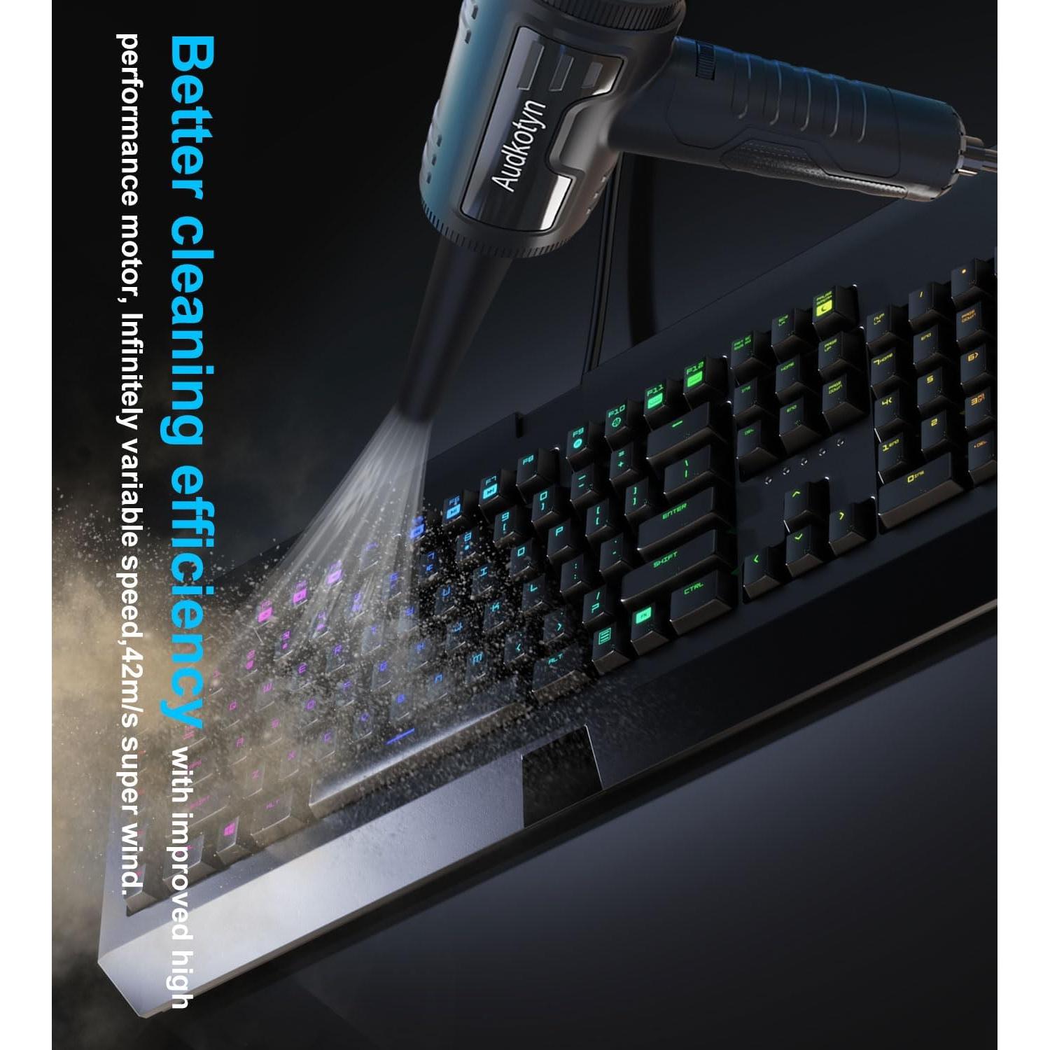 Soplador de Aire Comprimido Audkotyn 250-550W Negro