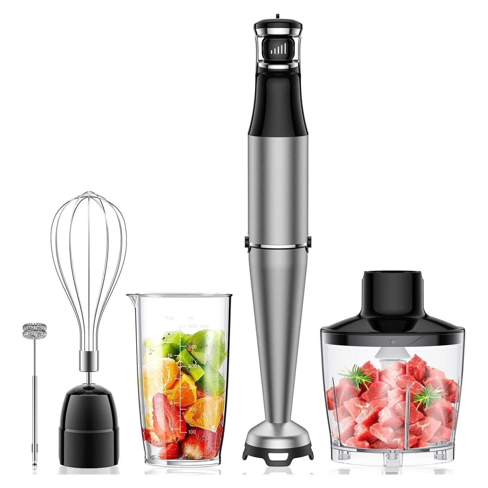 Batidora de Inmersión Turelar 800W con Accesorios 5 en 1