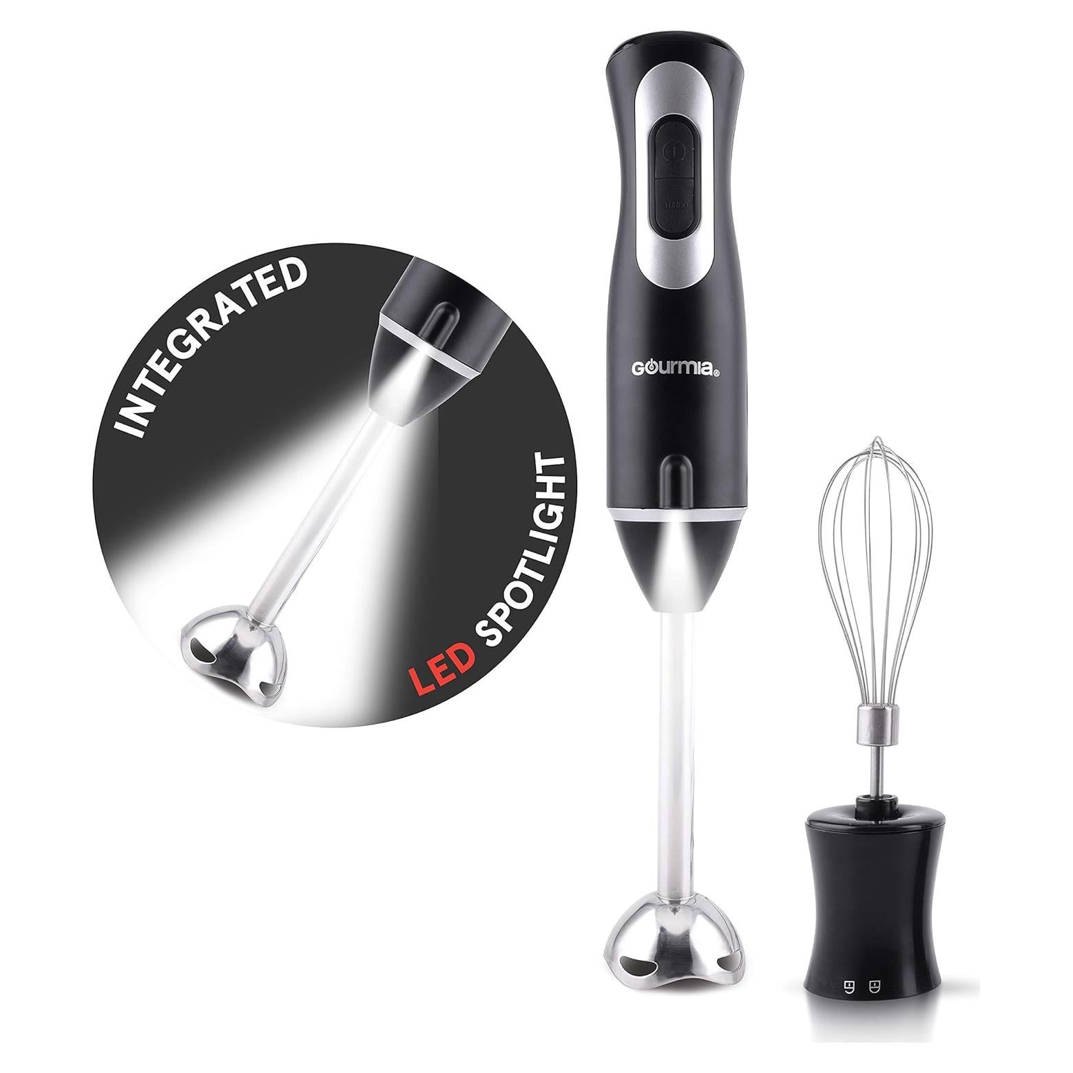 Batidora de Inmersión Gourmia GHB2360 12 Velocidades 300W