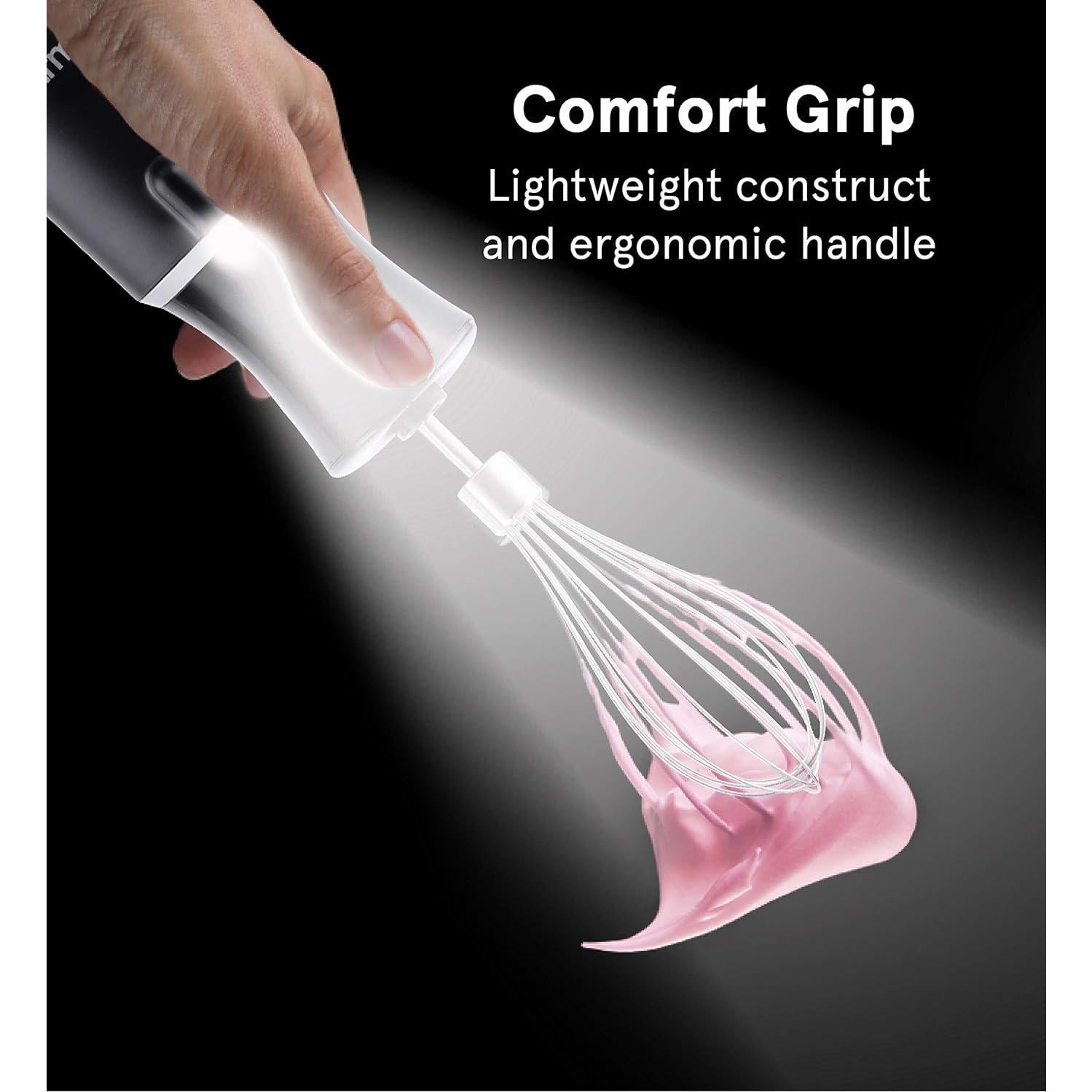 Batidora de Inmersión Gourmia GHB2360 12 Velocidades 300W