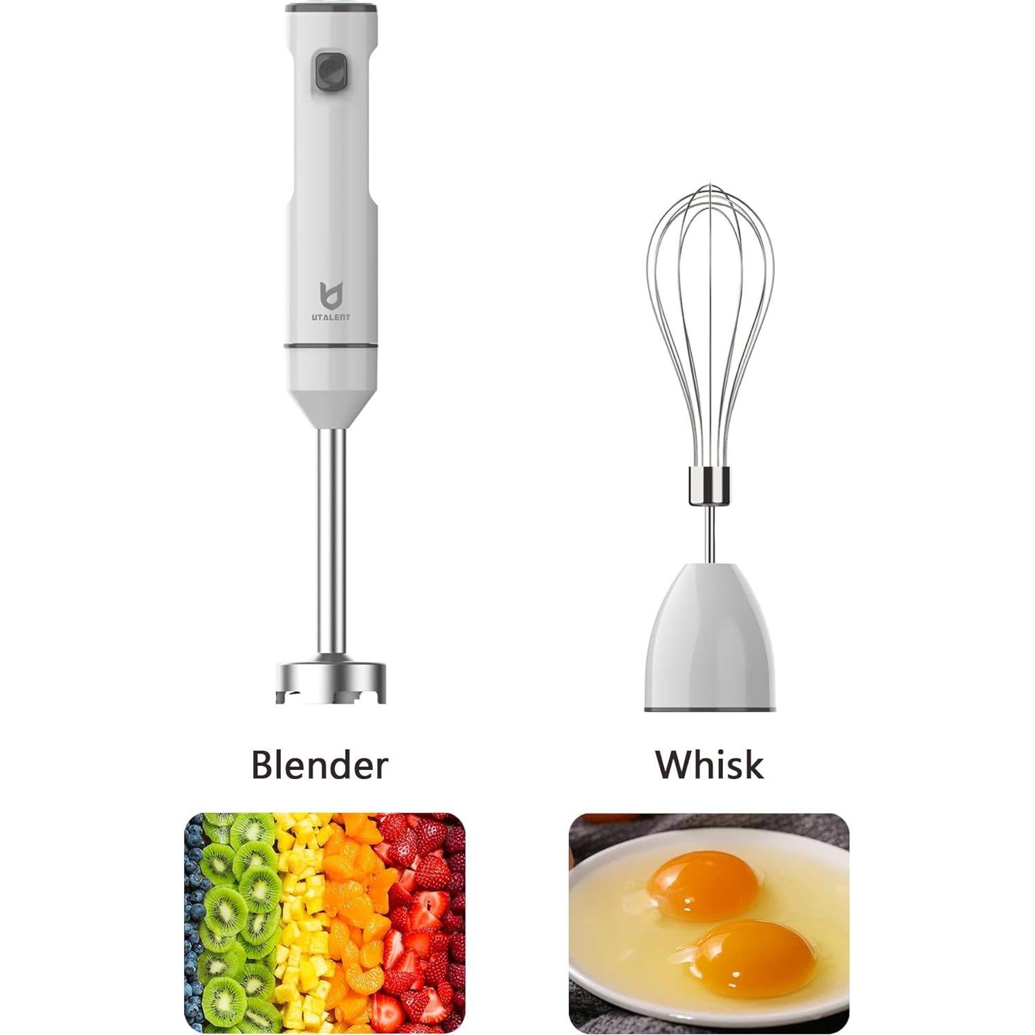 Batidora de Mano Inalámbrica UTALENT TL6001 500ml Recargable