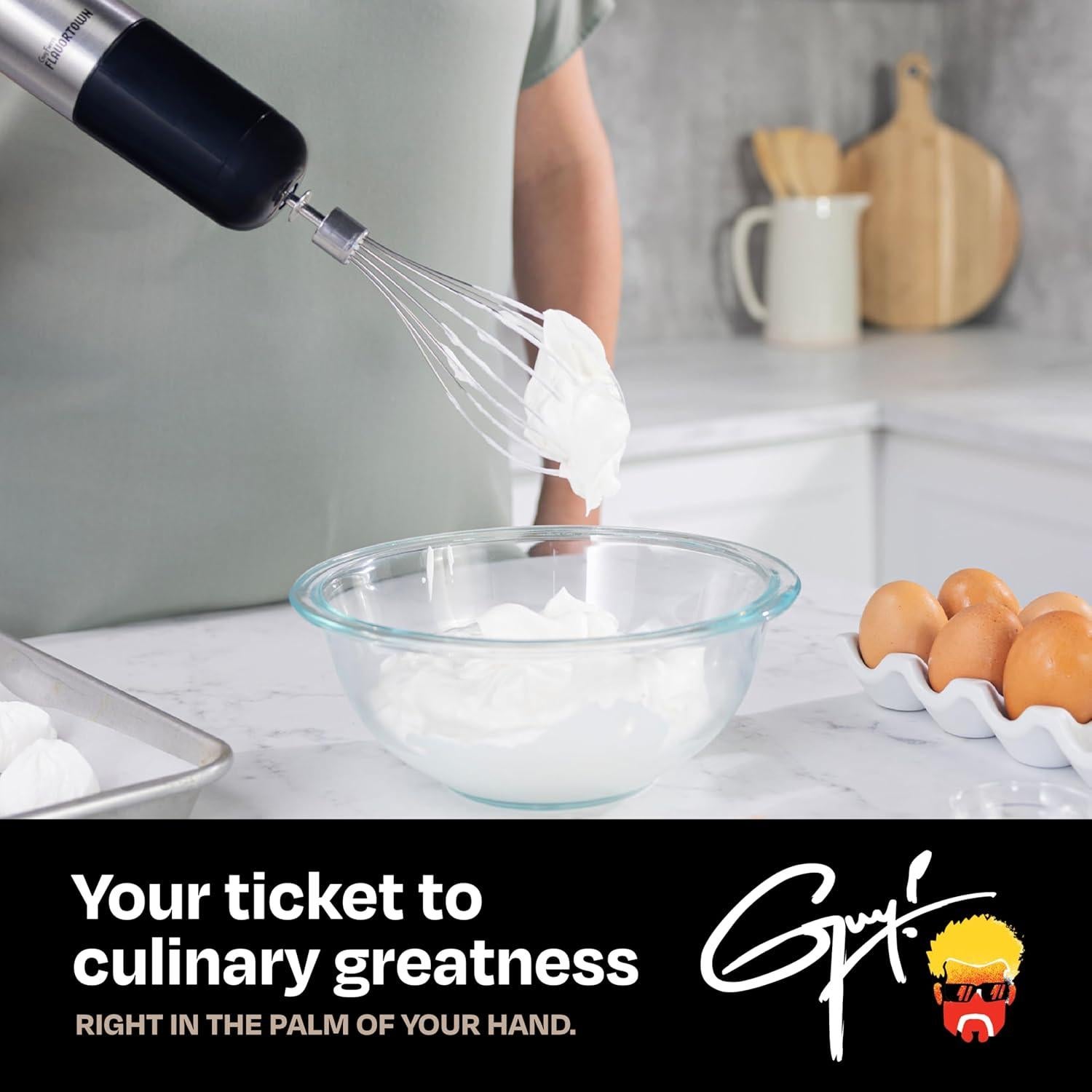 Batidora de Inmersión Flavortown Guy Fieri 400W Control Velocidad