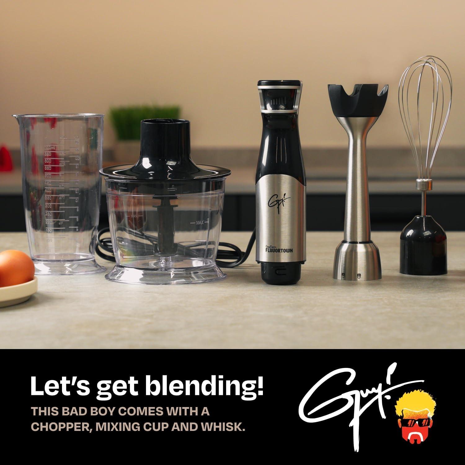 Batidora de Inmersión Flavortown Guy Fieri 400W Control Velocidad