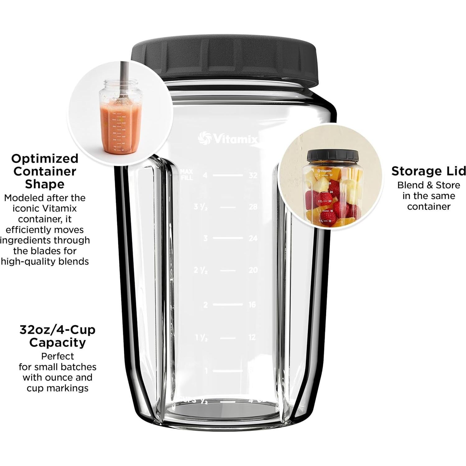 Tarro de Mezcla de Inmersión Vitamix 946ml Libre de BPA
