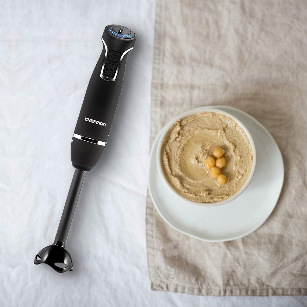 Batidora de Inmersión Chefman 300W 12 Velocidades Negra