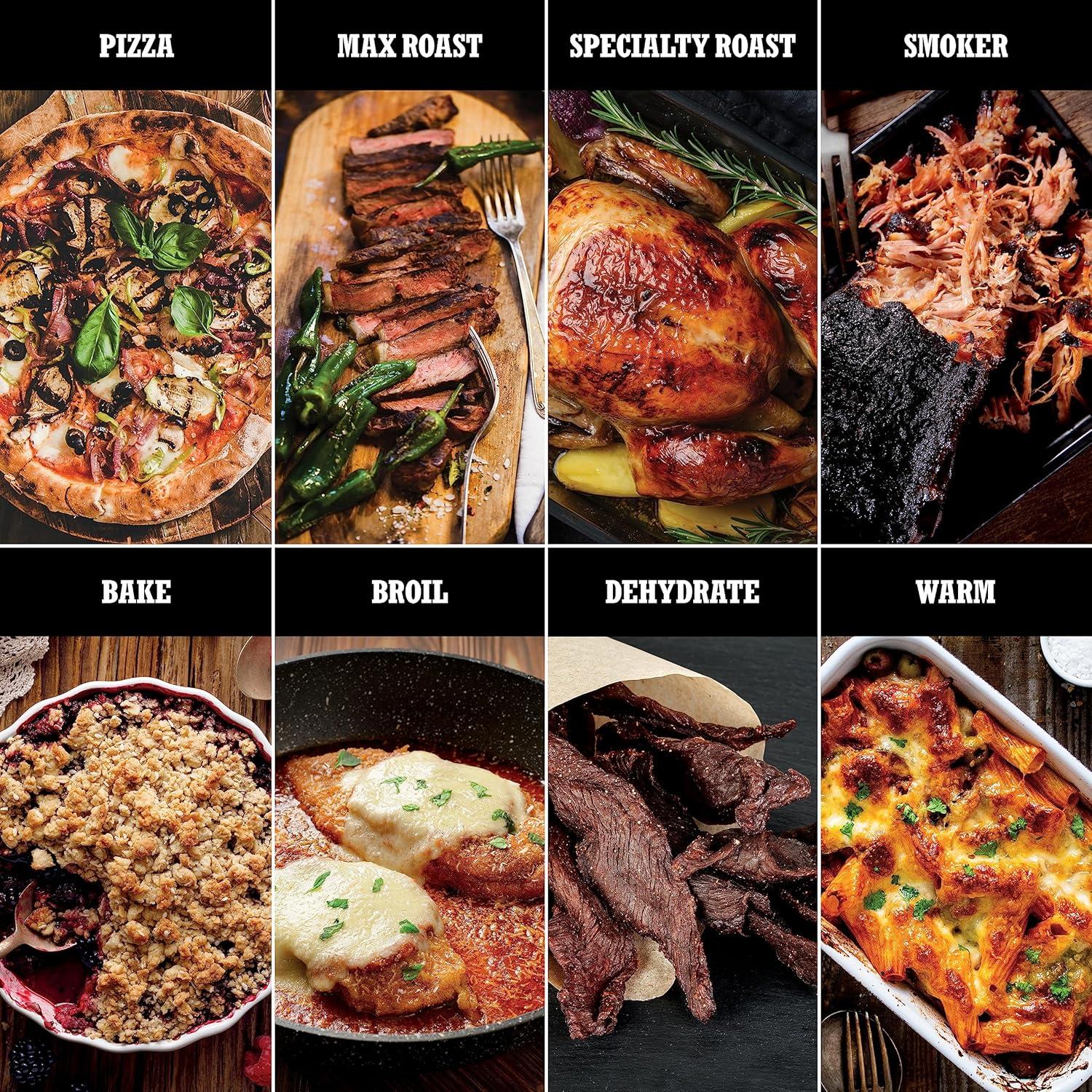 Horno de Pizza Ninja Woodfire 8-en-1 Eléctrico 371°C