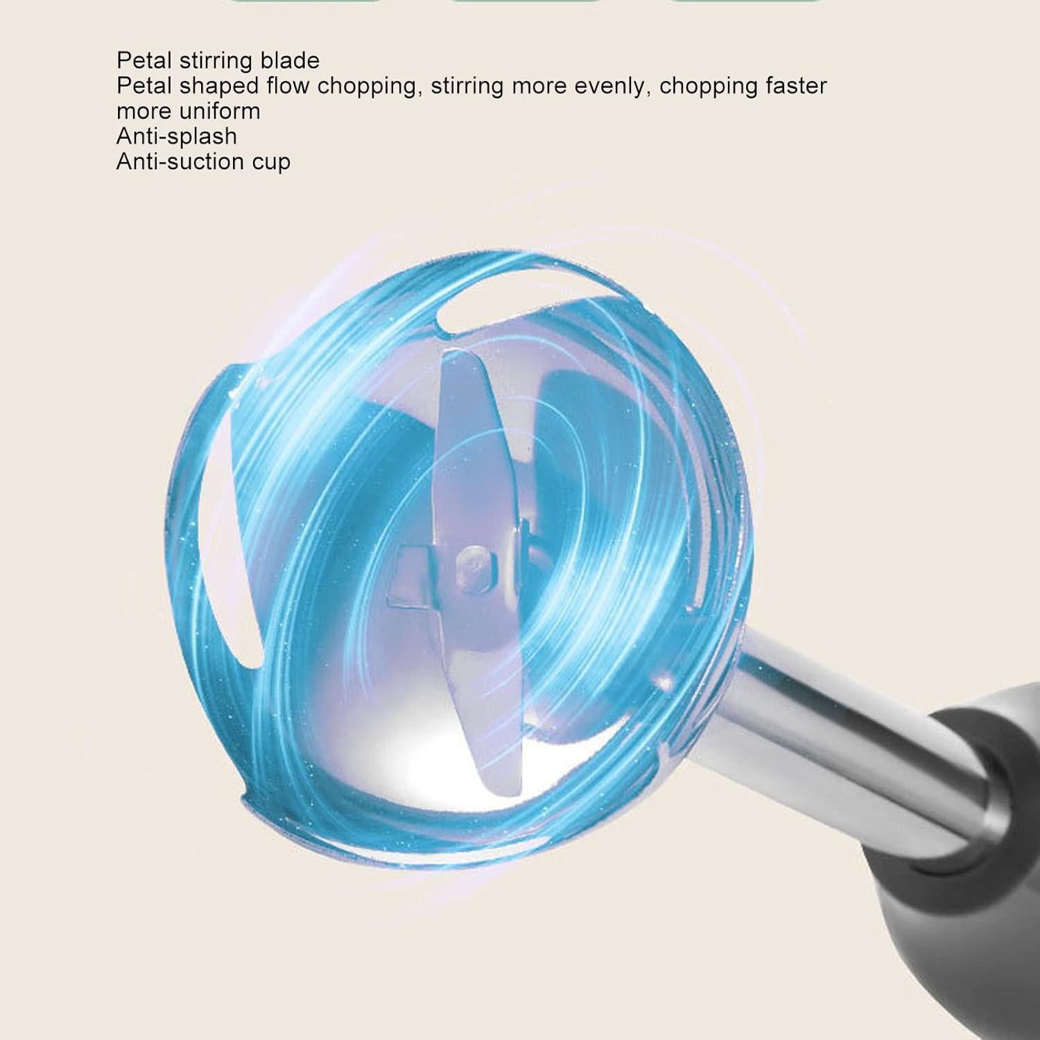 Batidora de Mano Eléctrica Diydeg 1000W 5 Velocidades con Tazones