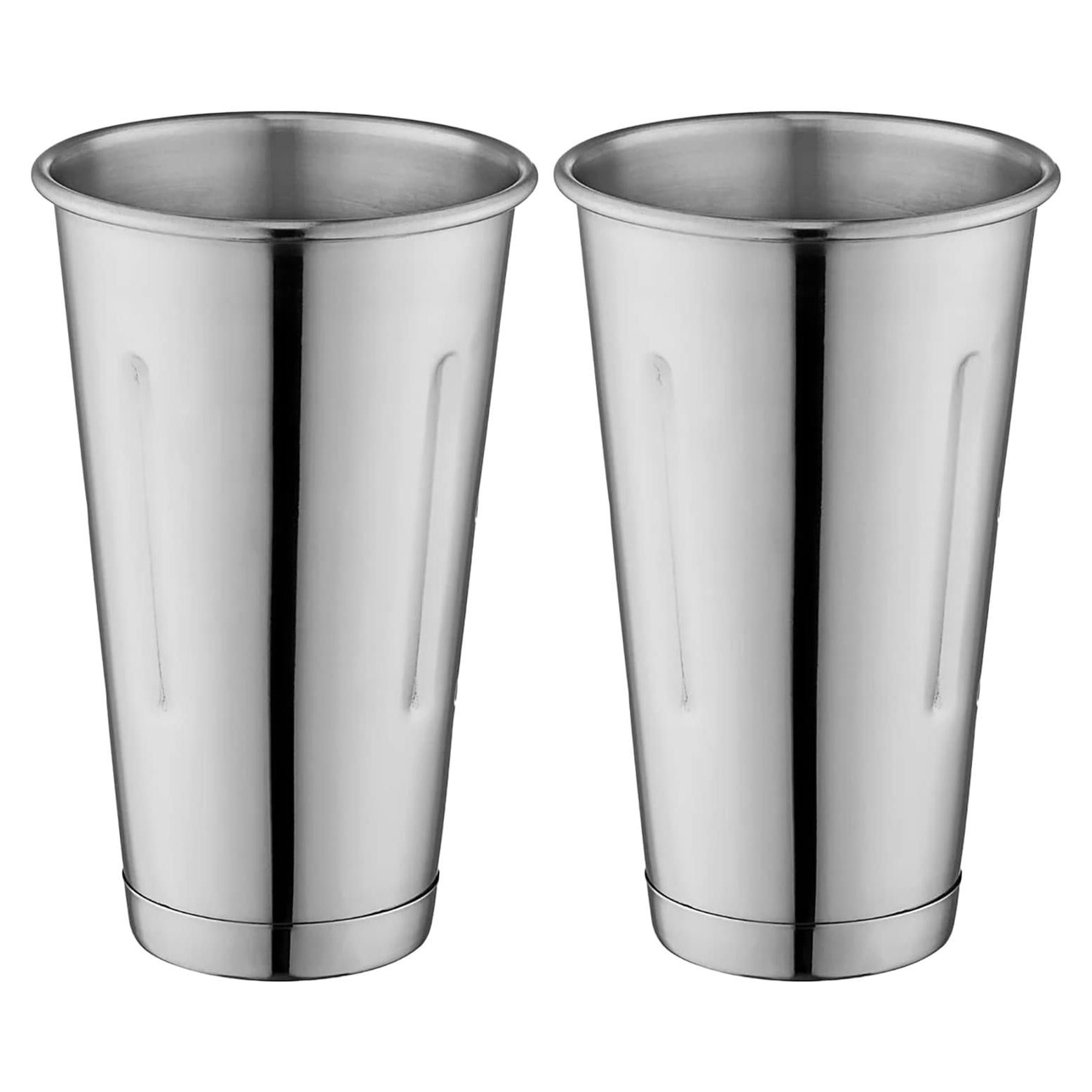 Tazas de Batido Acero Inoxidable Metal Magery Set 2