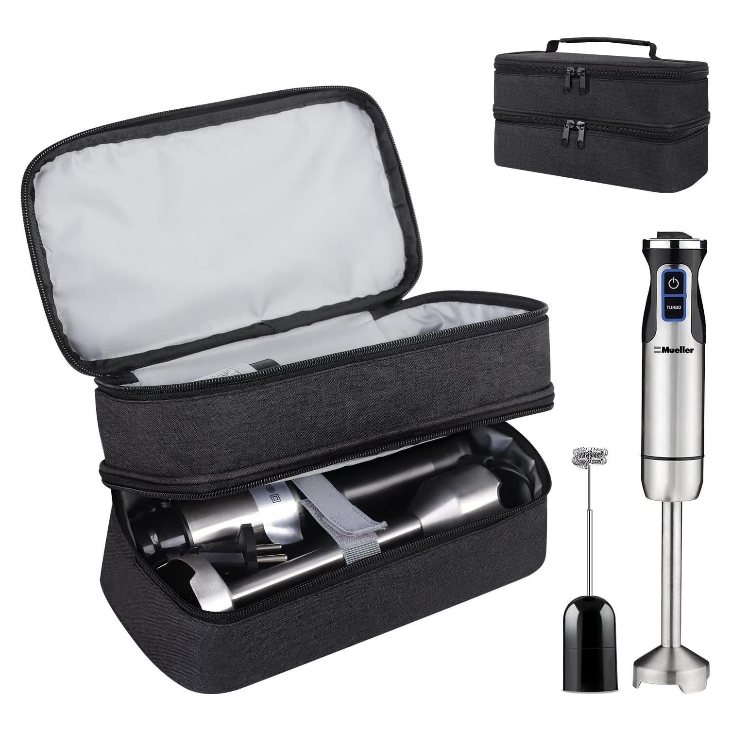 Bolsa de almacenamiento para batidora de mano LOTCAIN negra