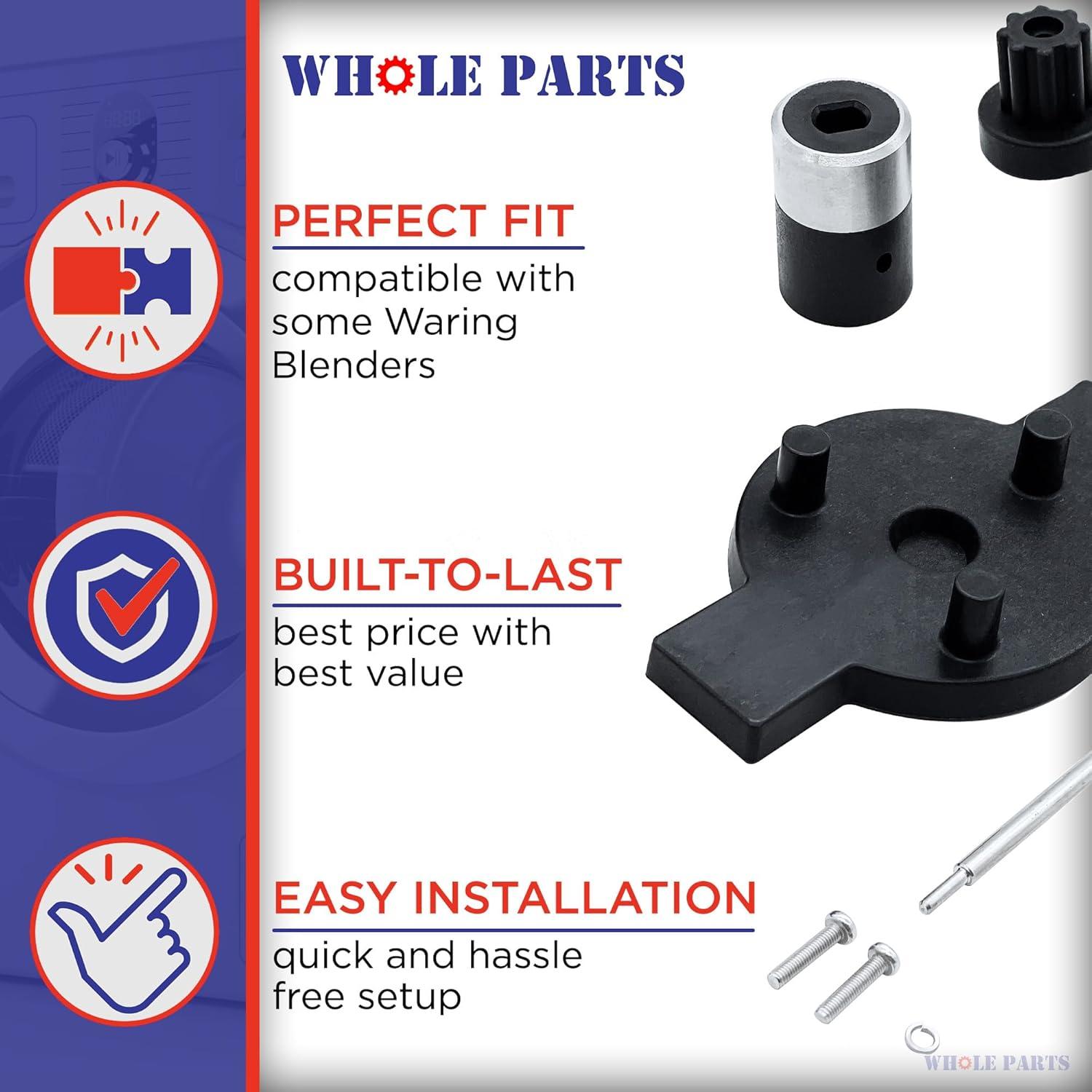 Kit Reemplazo Acoplador Licuadora Inmersión Whole Parts CAC104